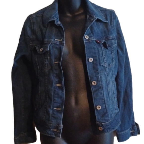 Levi's denim jacket. Size small. Great used condition .Sturdy! - Picture 3 of 11